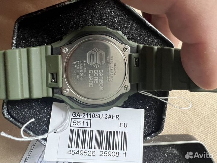 Часы casio g shock ga 2110 новые