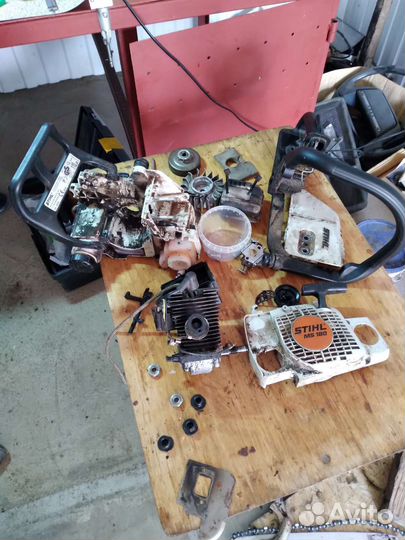 Ремонт бензо и электроиструмента.Заточка цепей