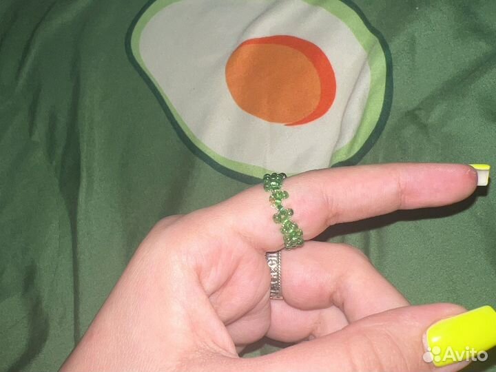 Кольцо из бисера