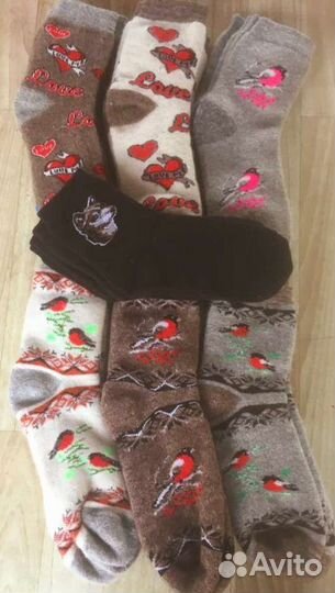 Шерстяные носки