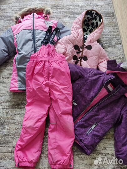 2 пакета детских вещей