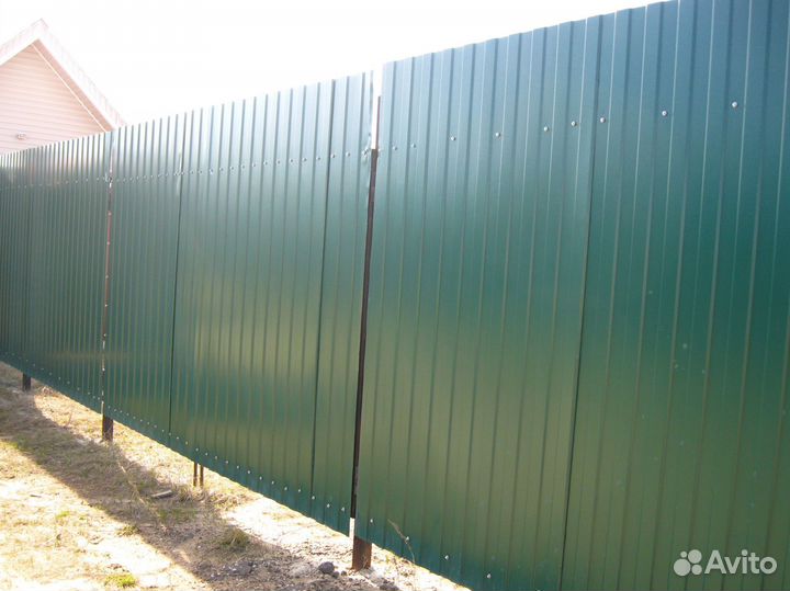 Забор из профнастила