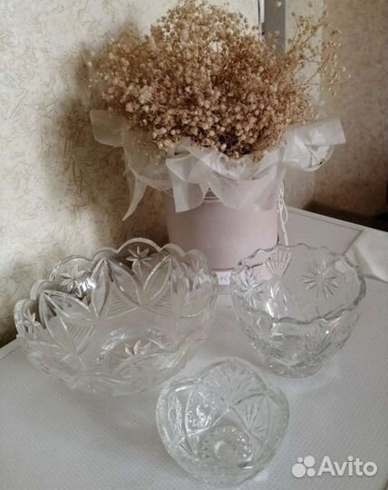 Хрусталь, стекло