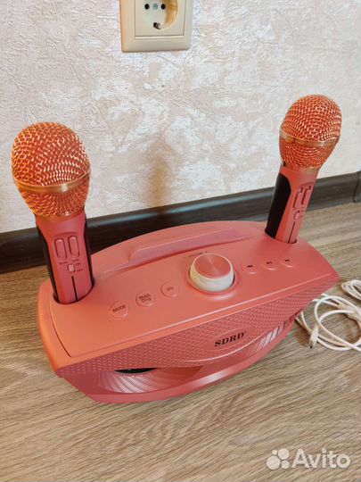 Bluetooth колонка sdrd SD-306 + два микрофона