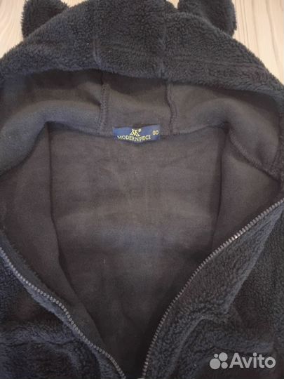 Плюшевая куртка детская