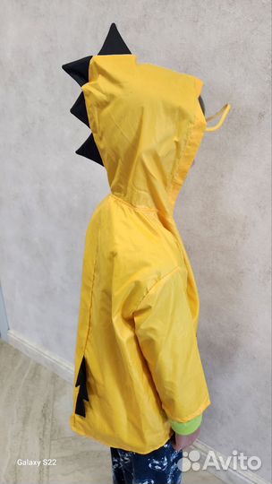 Плащ дождевик с капюшоном детский