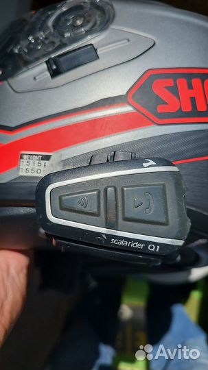 Мотошлем Shoei С гарнитурой GT AIR размер L