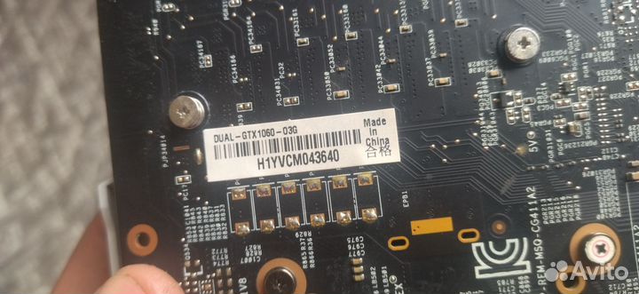 Видеокарта gtx 1060 3gb msi