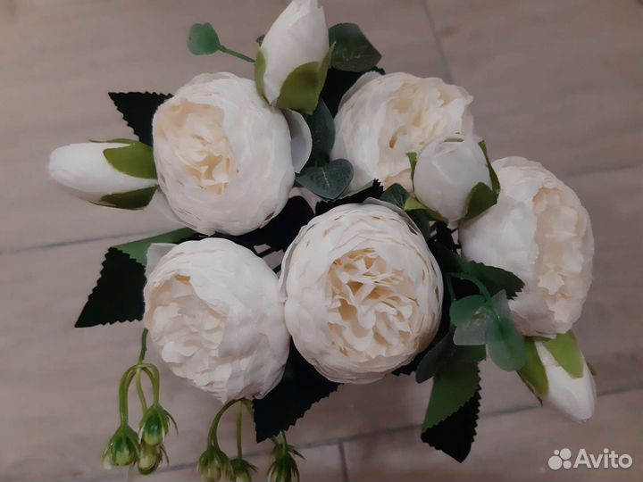 Интерьерные цветы, искусств.шелк