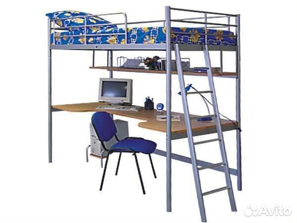 Кровать со столом для школьника