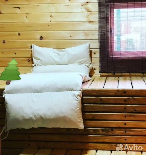 Матрас из хвойной стружки для бани