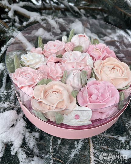 Букеты, съедобные композиции из зефира