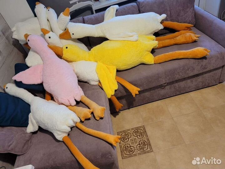 Гусь-гигант, гусь-обнимусь, 90, 130, 160см