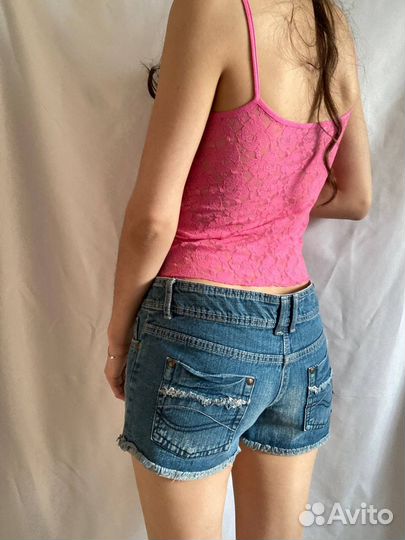 Шорты на низкой посадке