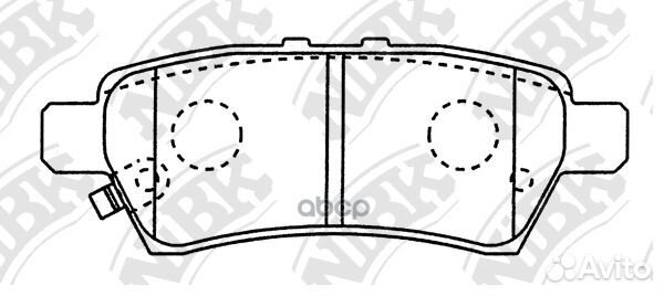 Колодки тормозные дисковые nissan pathfinder 2