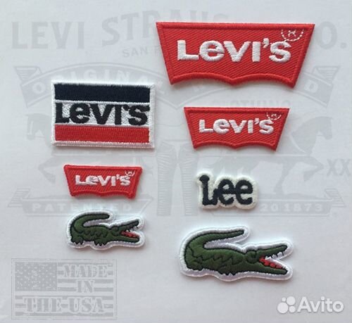 Нашивки разных брендов