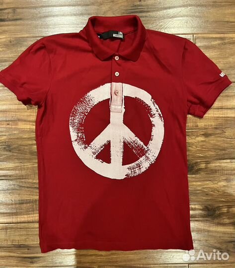 Поло Love Moschino. Размер М (48)