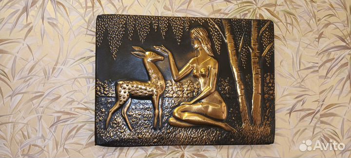 Картина медная чеканка СССР