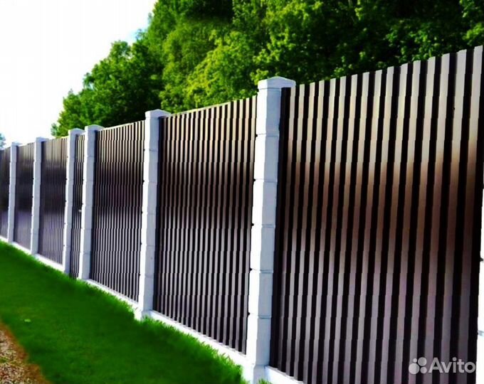 Забор из профнастила