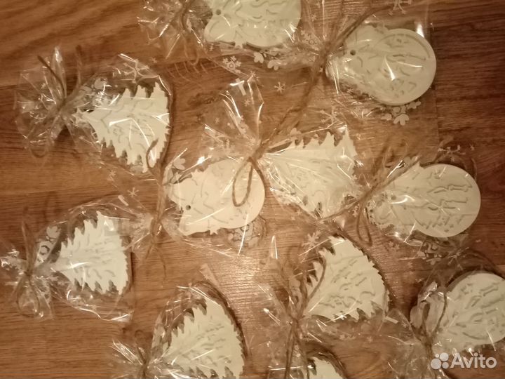 Гипсовые новогодние фигурки для раскрашивания