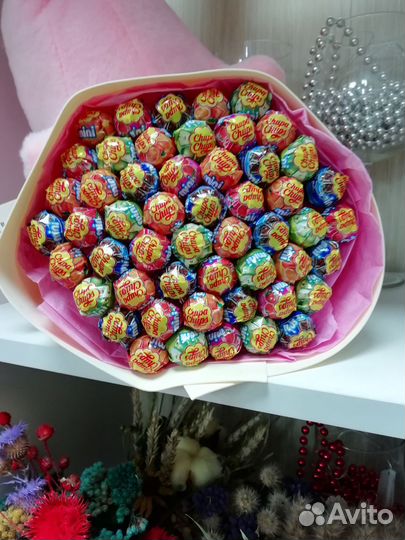 Сладкие букеты из конфет