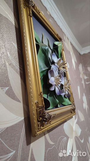 Картина из кожи