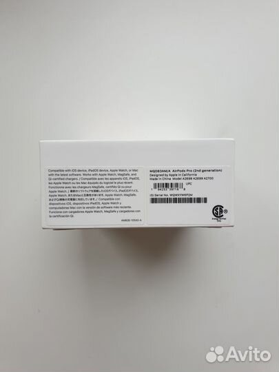 Наушники apple AirPods Pro 2nd MagSafe Charging