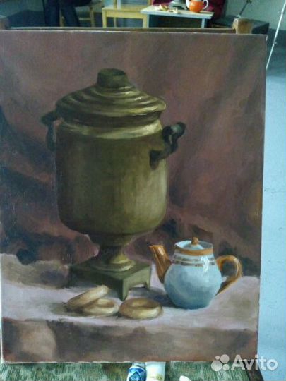 Натюрморт с самоваром