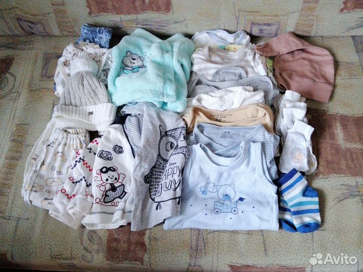 Детская одежда пакетом 0-3 месяца