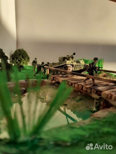 Модель танка диорама