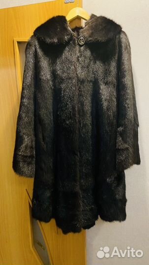 Шуба из хорька с капюшоном 48 50