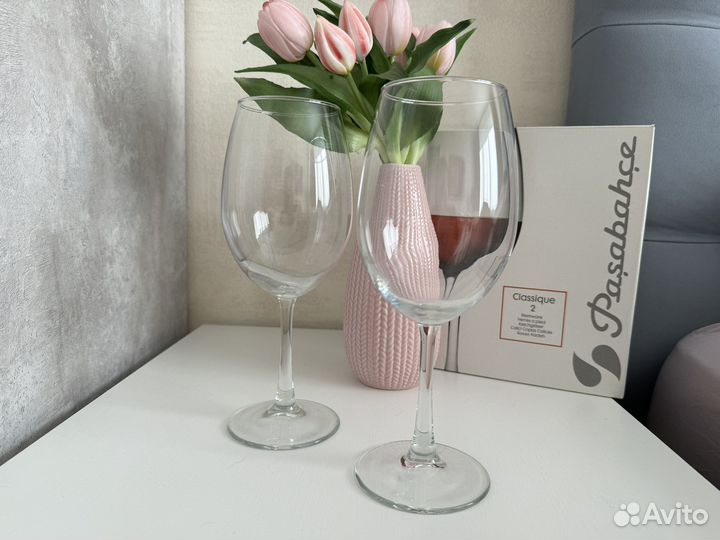 Бокалы новые для вина
