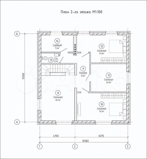 Дом 198 м² на участке 12 сот.