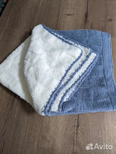 Плед детский вязаный ручная работа