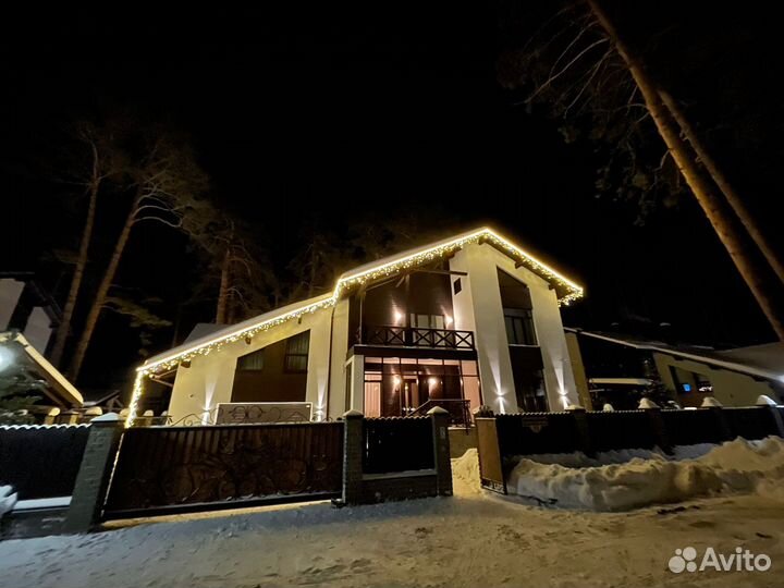 Декоративная подсветка домов и территорий