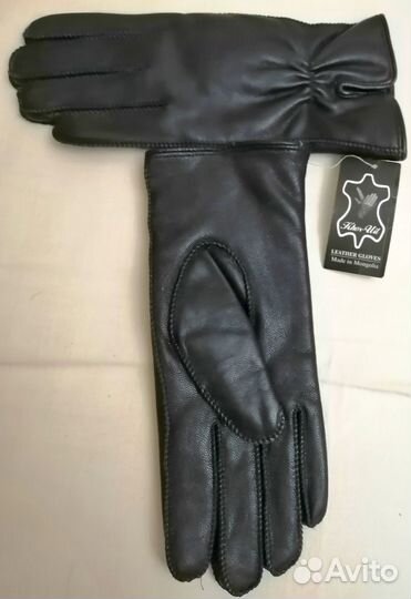 Перчатки кожаные женские монгольские