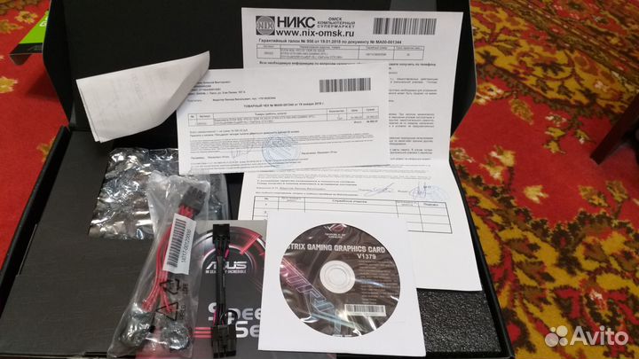 Видеокарта Asus Rog Strix Gtx 1080 8gb