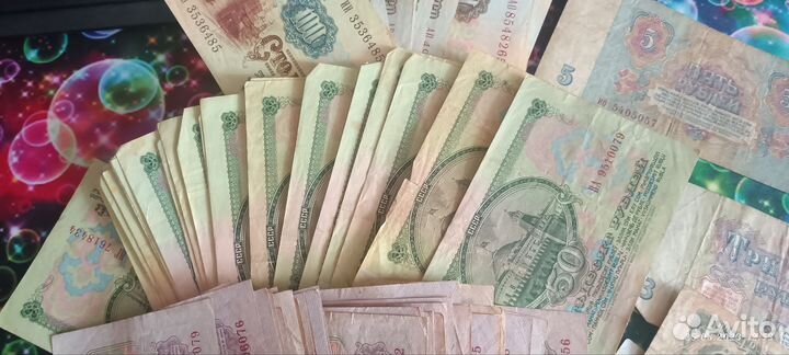 Старые купюры и билеты ммм