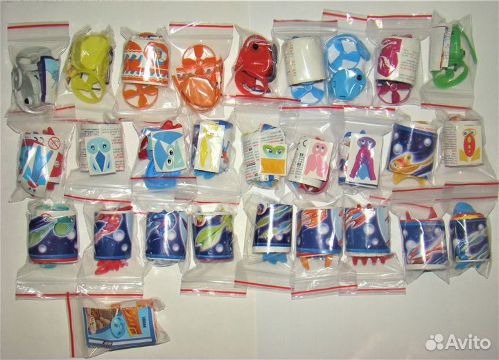 Сборные игрушки киндер сюрприз и Ландрин