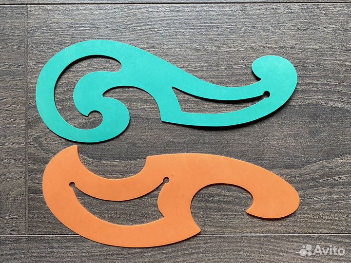 Цена за все Набор чертежных лекал СССР 10 шт