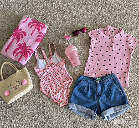 Купальник tommy hilfiger, платья, вещи 5-10 лет