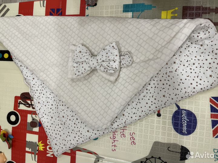 Конверт одеяло на выписку зима