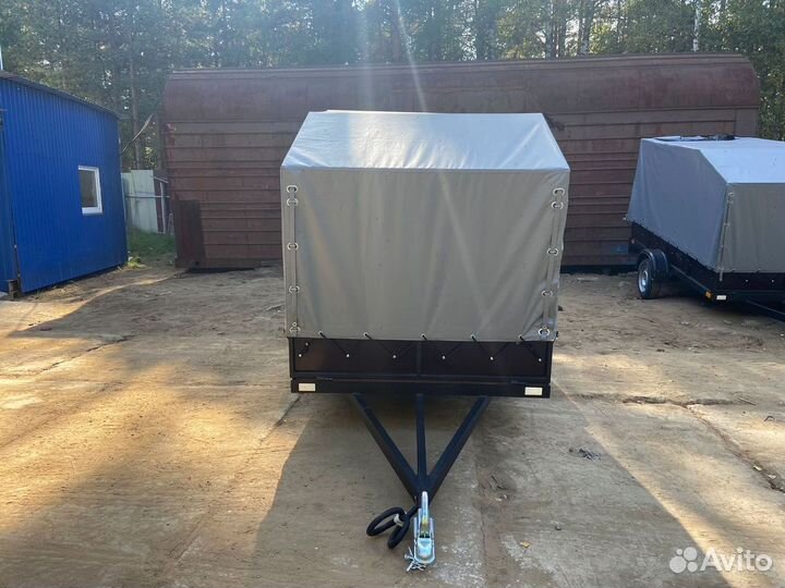 Прицеп одноосный 3.0х1.5 бортовой усиленный