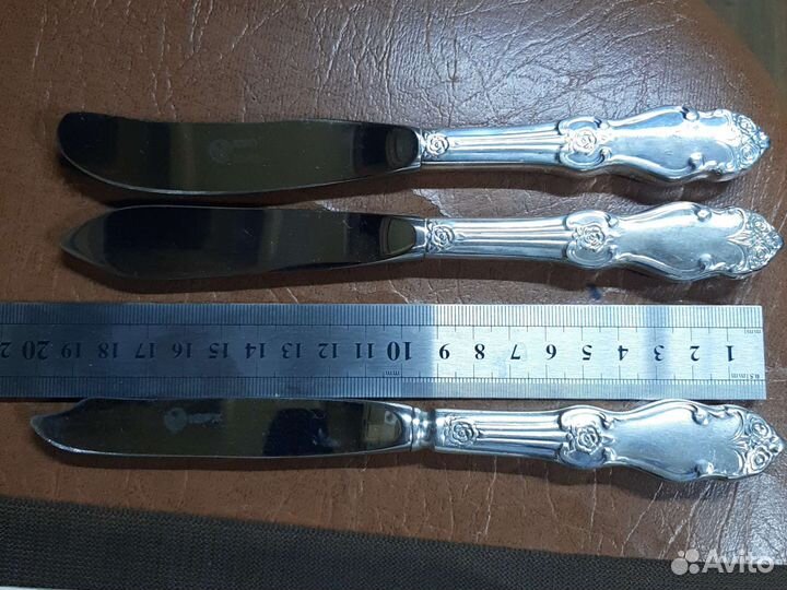 Мельхиор(Серебряная роза)ножи разные