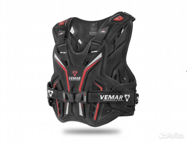 Панцирь защита тела груди спины мото эндуро vemar