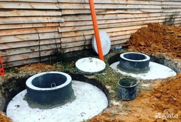 Септик из жби колец - Монтаж канализации под ключ