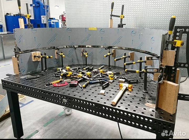 Сварочный 3D стол 3000х1500х100 толщиной 8мм