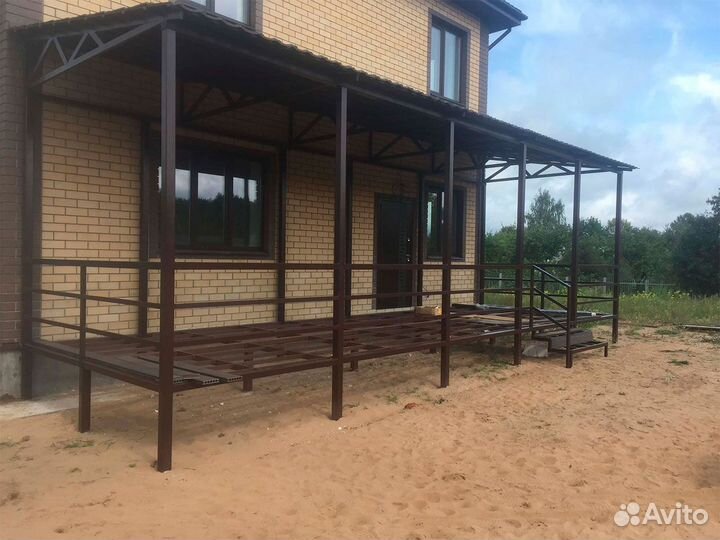 Терассы Веранды Навесы Пристройки