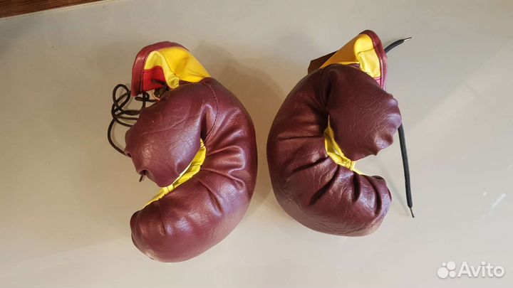 Перчатки детские для бокса и лыжные ботинки