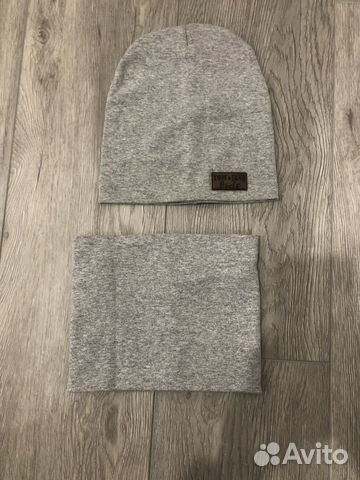 Шапка со снудом для мальчика